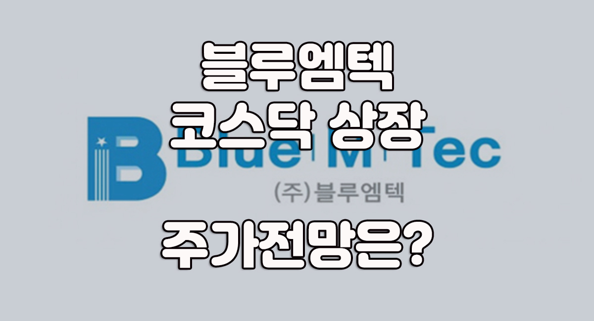 5.블루엠텍 코스닥 상장 이후 주가, 투자 전망은?