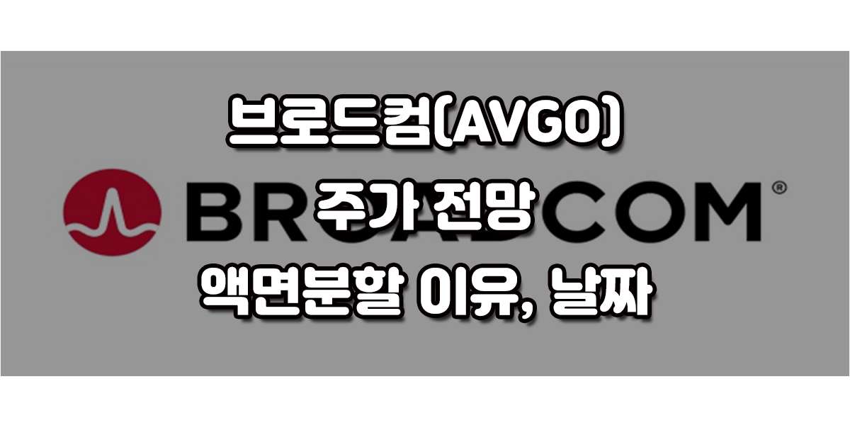 제2의 엔비디아 브로드컴 주가전망 액면분할 이유 날짜 배당금 알아보기