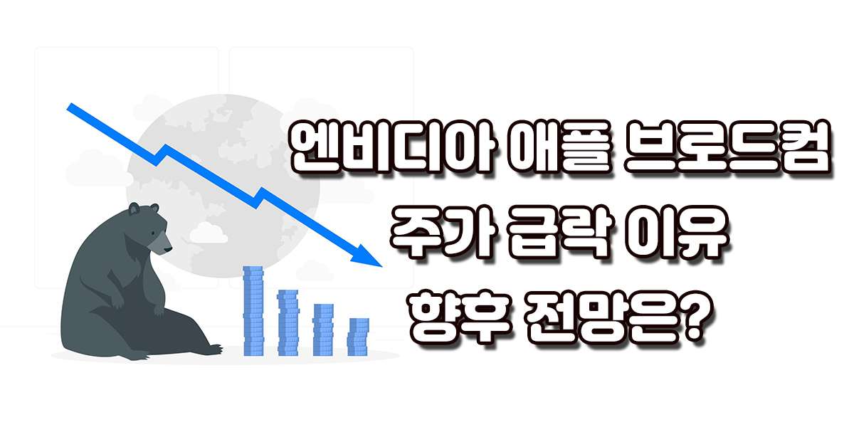 ▼16% 엔비디아 브로드컴 애플 주가 급락 이유는? AI관련주 전망