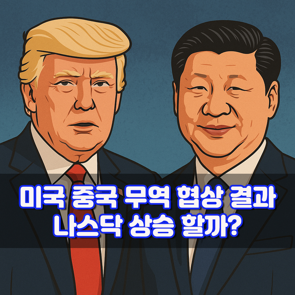 미중 무역 협상 진전으로 인한 2025년 5월 12일 미국 증시 상승